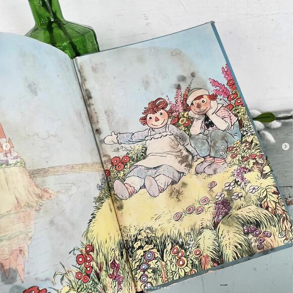 Antique Wooden Willie Book Johnny Gruelle Raggedy Ann Author Illustrations 1927 - Picture 7 of 10